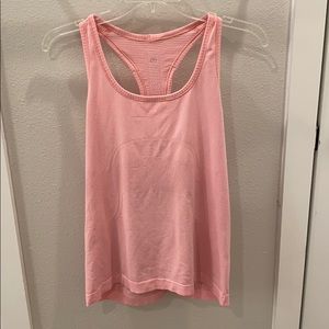 PINK LULULEMON SWIFTLY TANK
